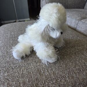 Webkinz Ganz Retired White Dog Poodle (HM014) Stuffed Plush Animal